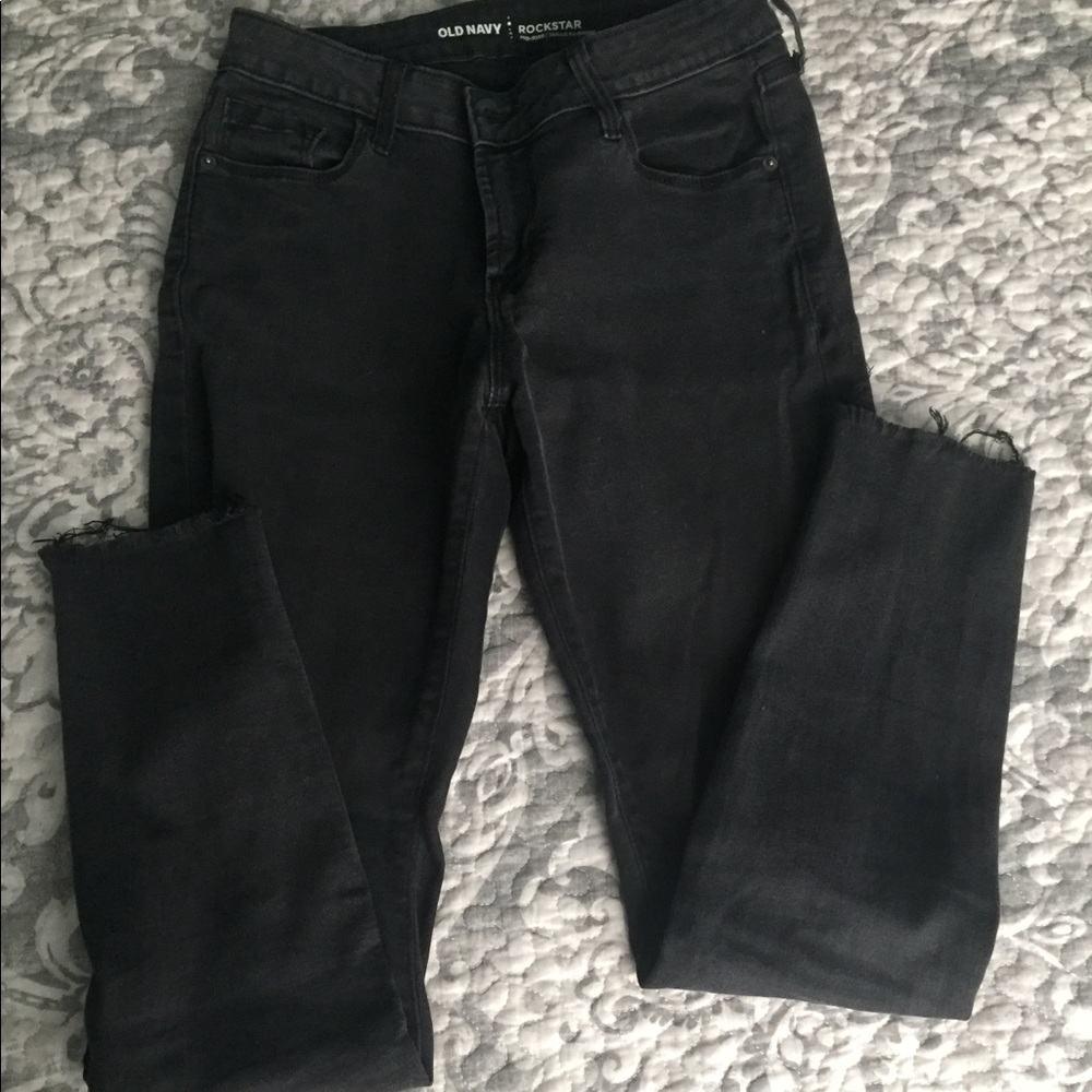 Old navy rockstar ripped jeans